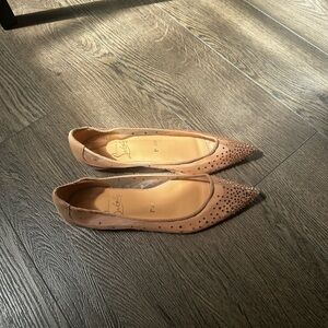 Shining Rhinestone Shoes，Flat